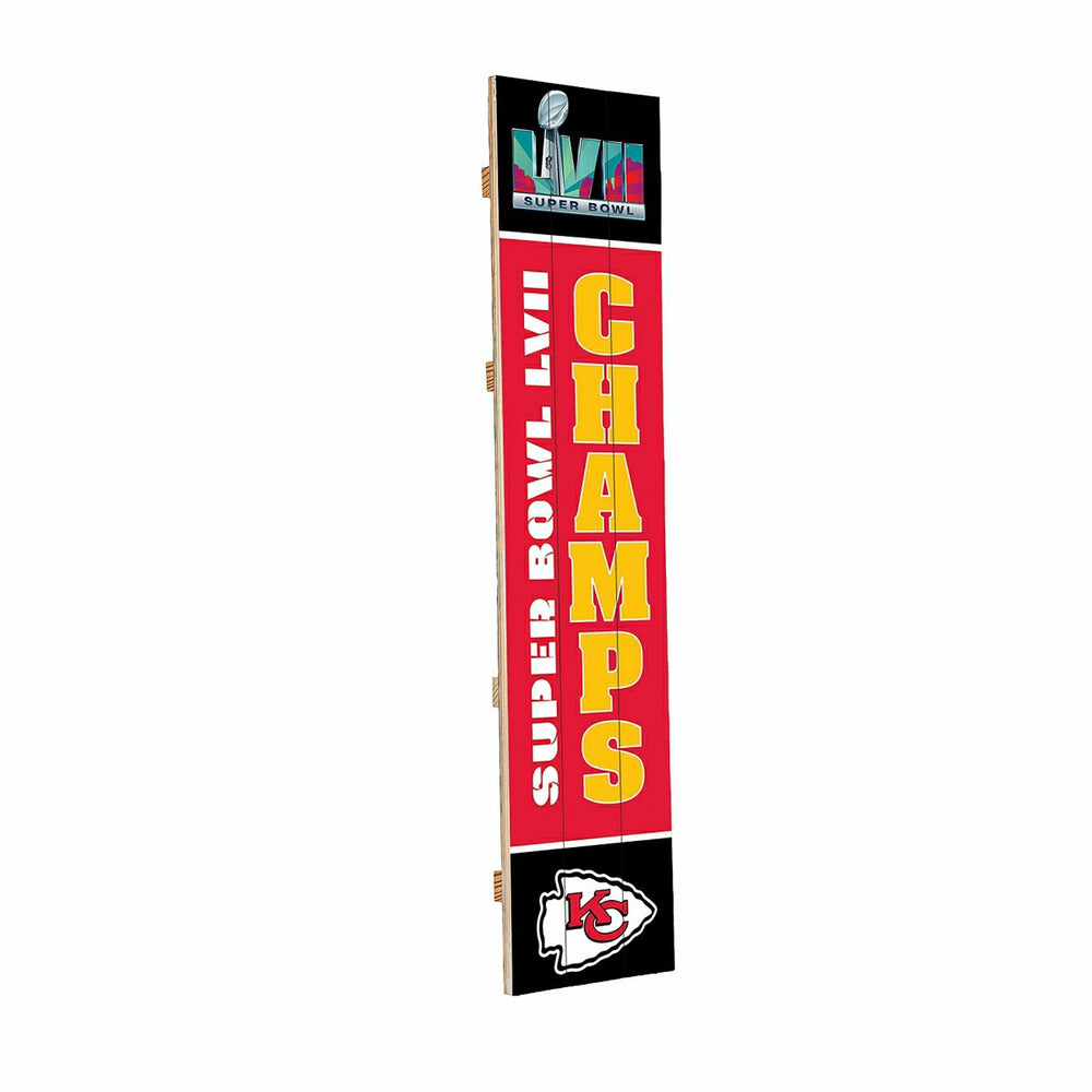 Kansas City Chiefs Large Single Sided Leaner, 46" - Home