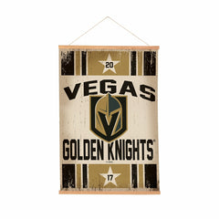 Vegas Golden Knights, Canvas Wall Tapestry, Medium, 36x24 - Home