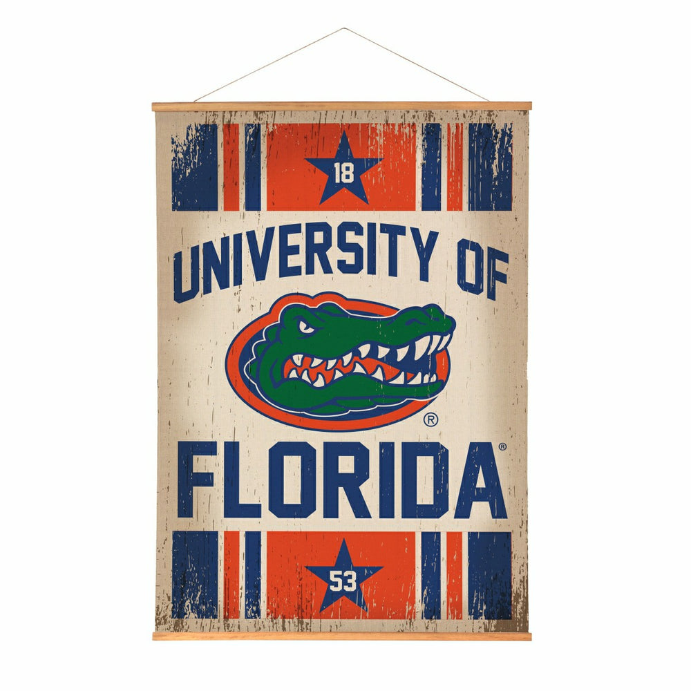University of Florida, Canvas Wall Tapestry, Large, 54x36 - Home Collegiate