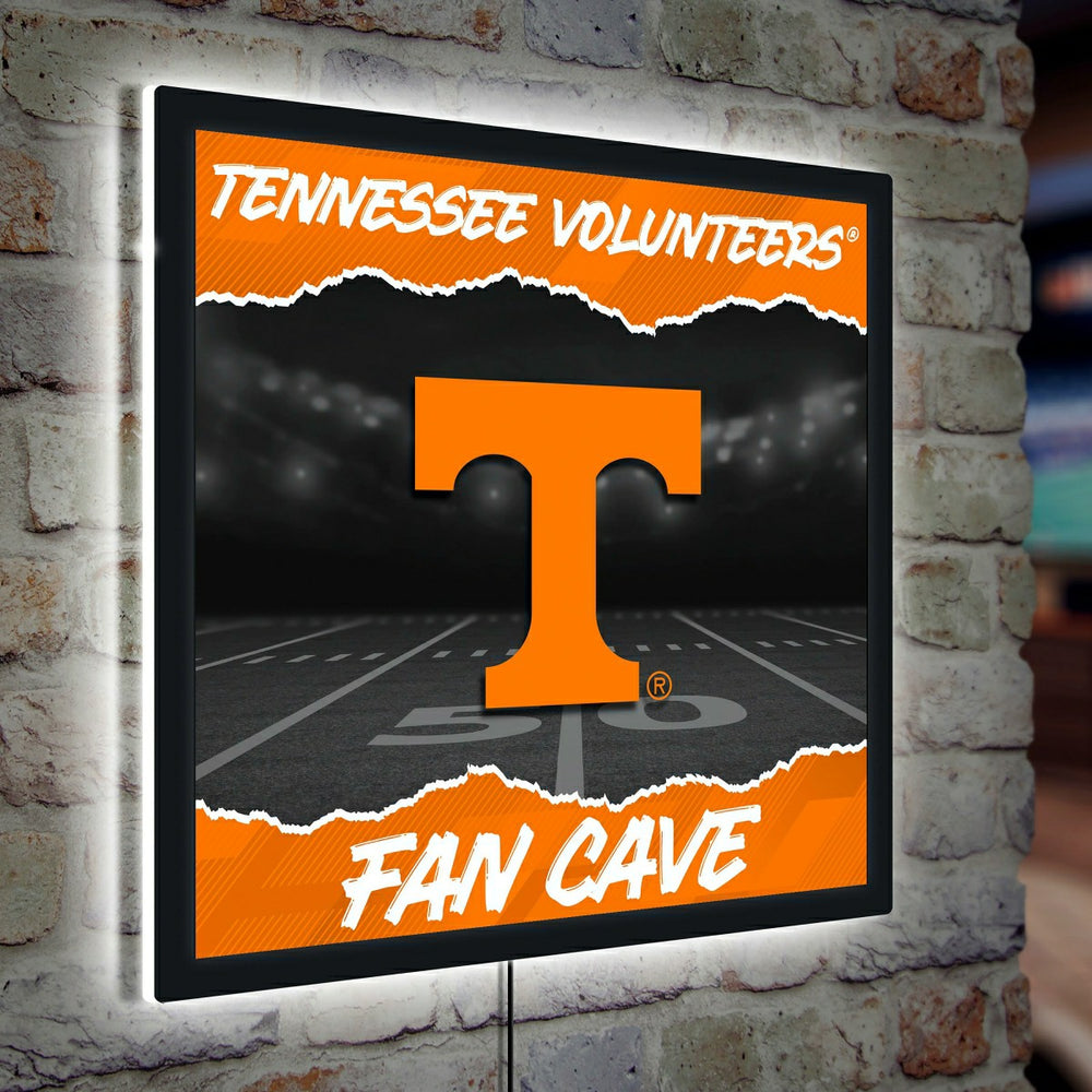 University of Tennessee 23"H x 23"L LED Wall Decor, Edgelite, Square - Home Collegiate