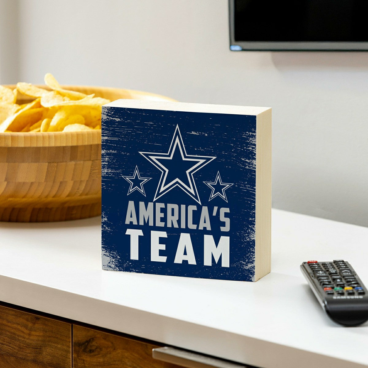 Dallas Cowboys Plock, Down Home Fans, 6x6 - Home NFL