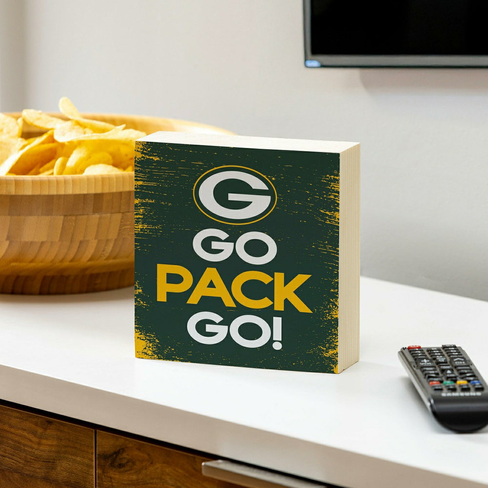 Green Bay Packers Plock, Down Home Fans, 6x6 - Home NFL