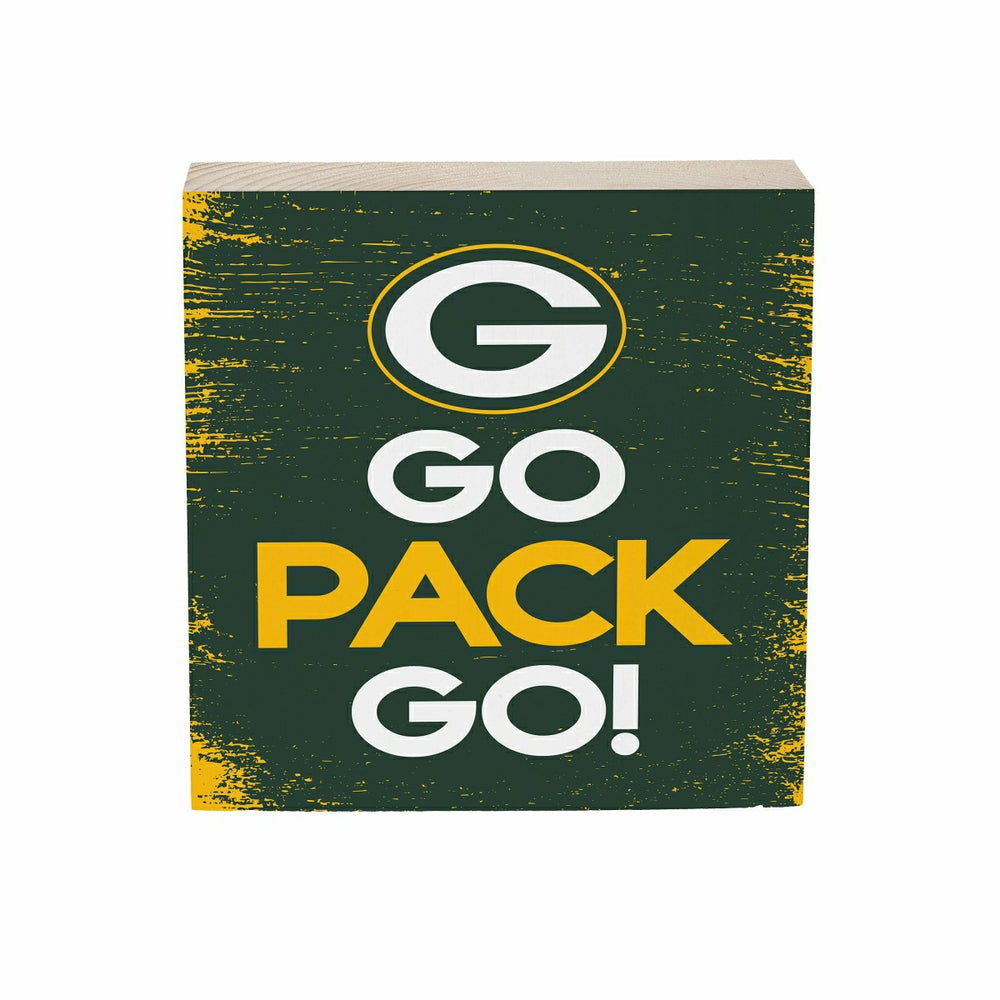 Green Bay Packers Plock, Down Home Fans, 6x6 - Home NFL
