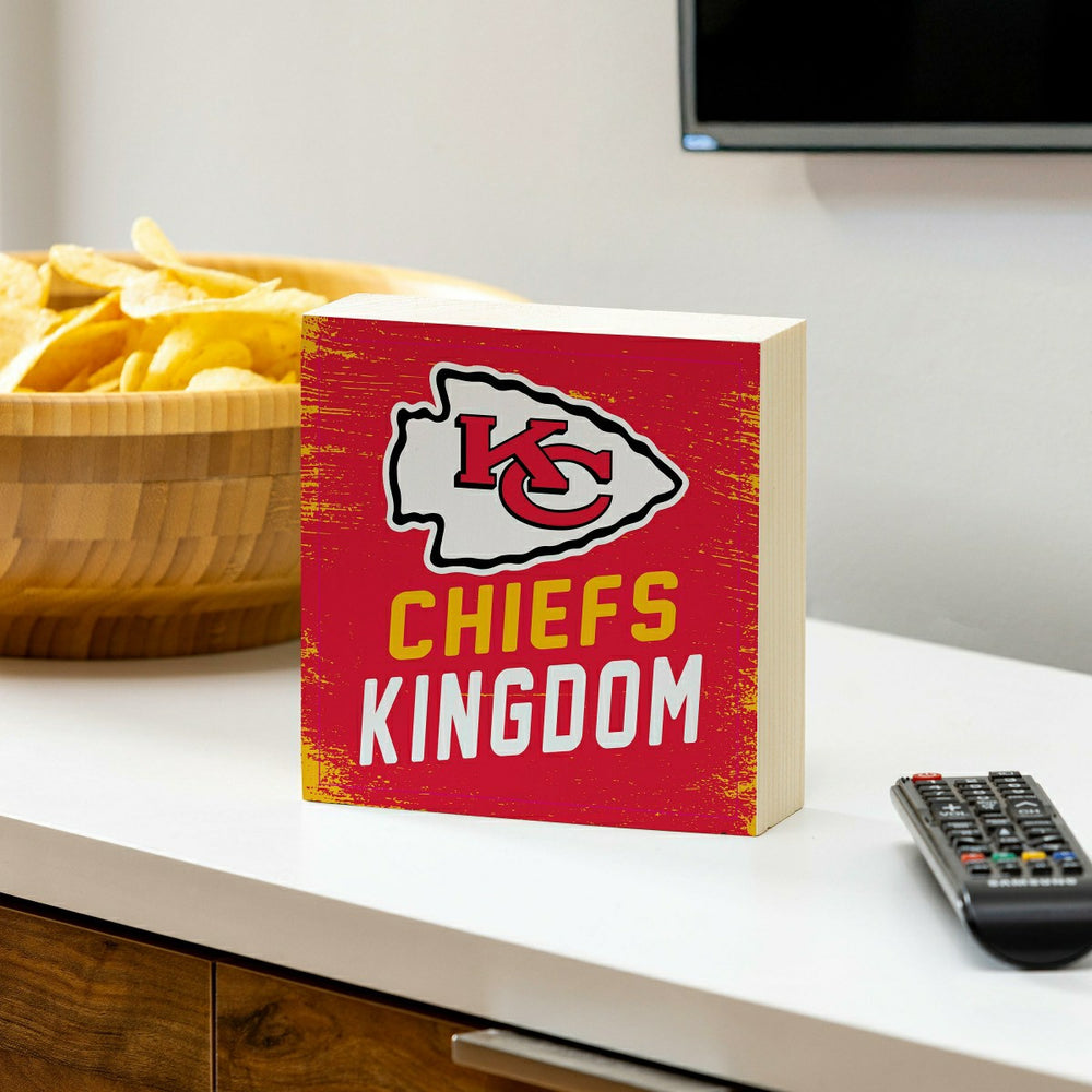 Kansas City Chiefs Plock, Down Home Fans, 6x6 - Home NFL