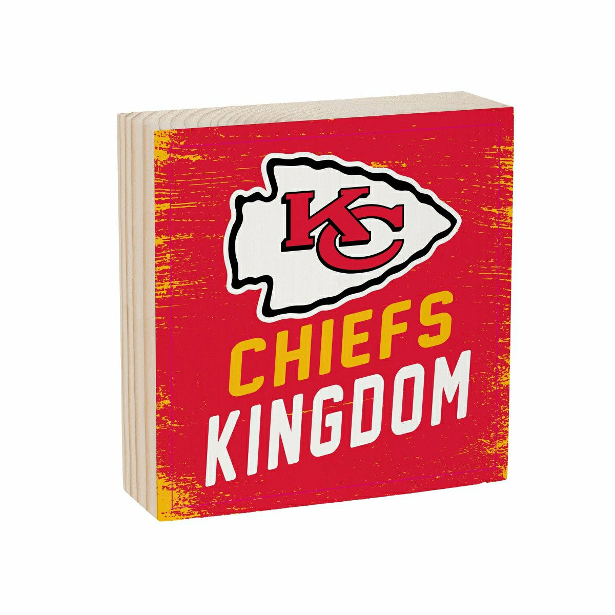 Kansas City Chiefs Plock, Down Home Fans, 6x6 - Home NFL