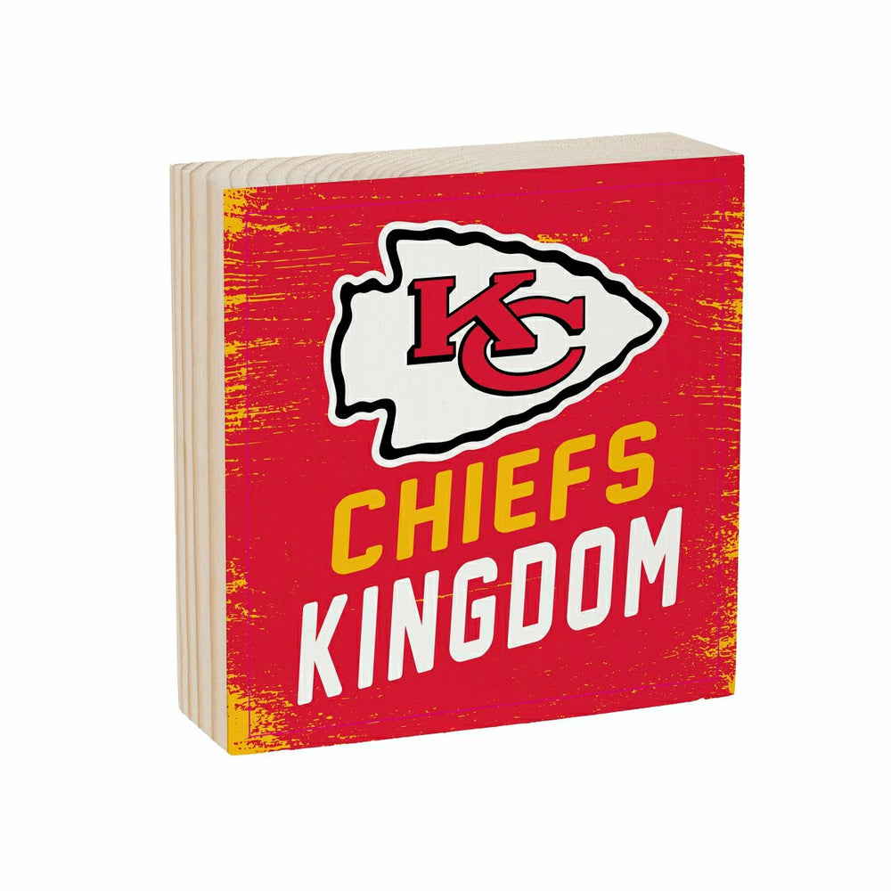 Kansas City Chiefs Plock, Down Home Fans, 6x6 - Home NFL
