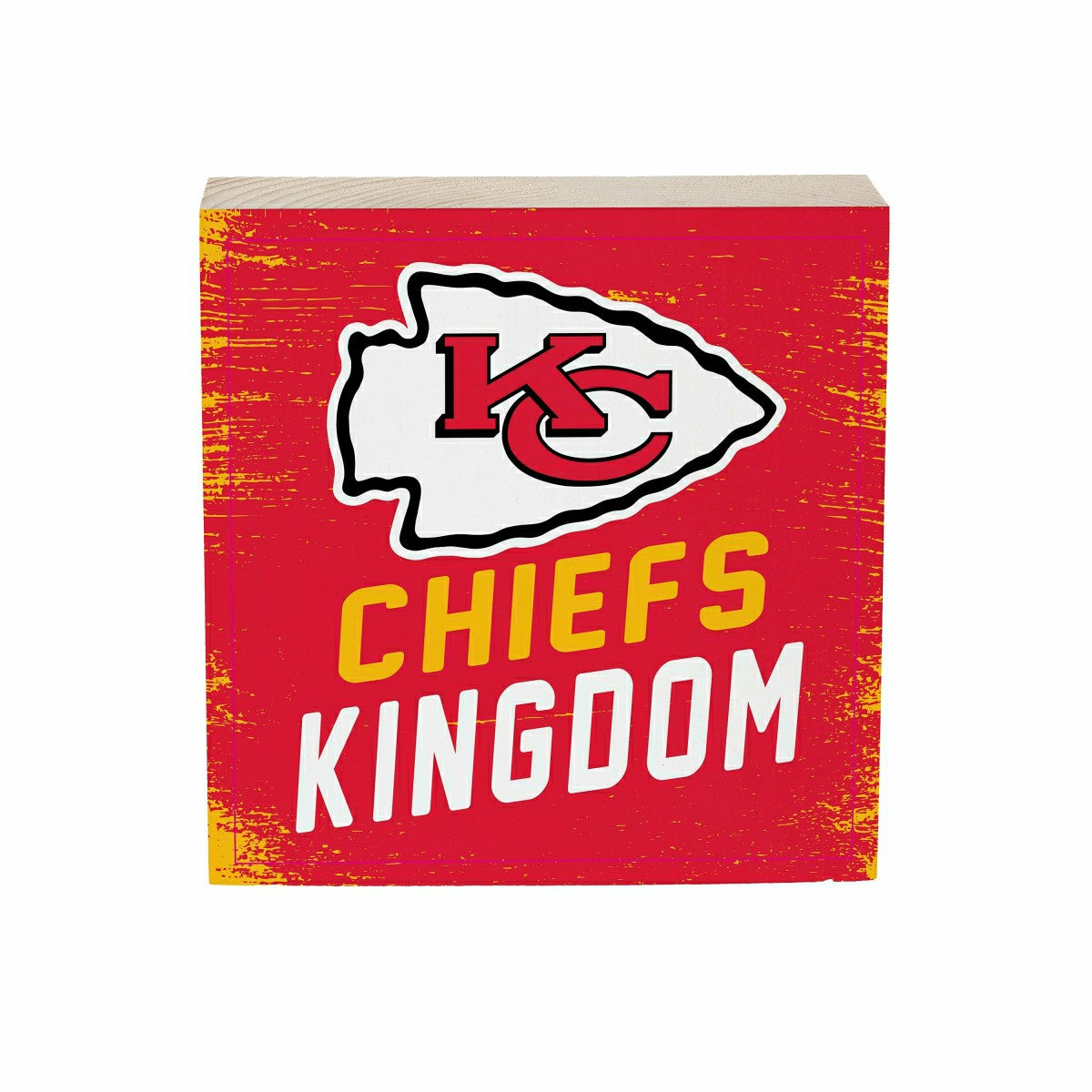 Kansas City Chiefs Plock, Down Home Fans, 6x6 - Home NFL