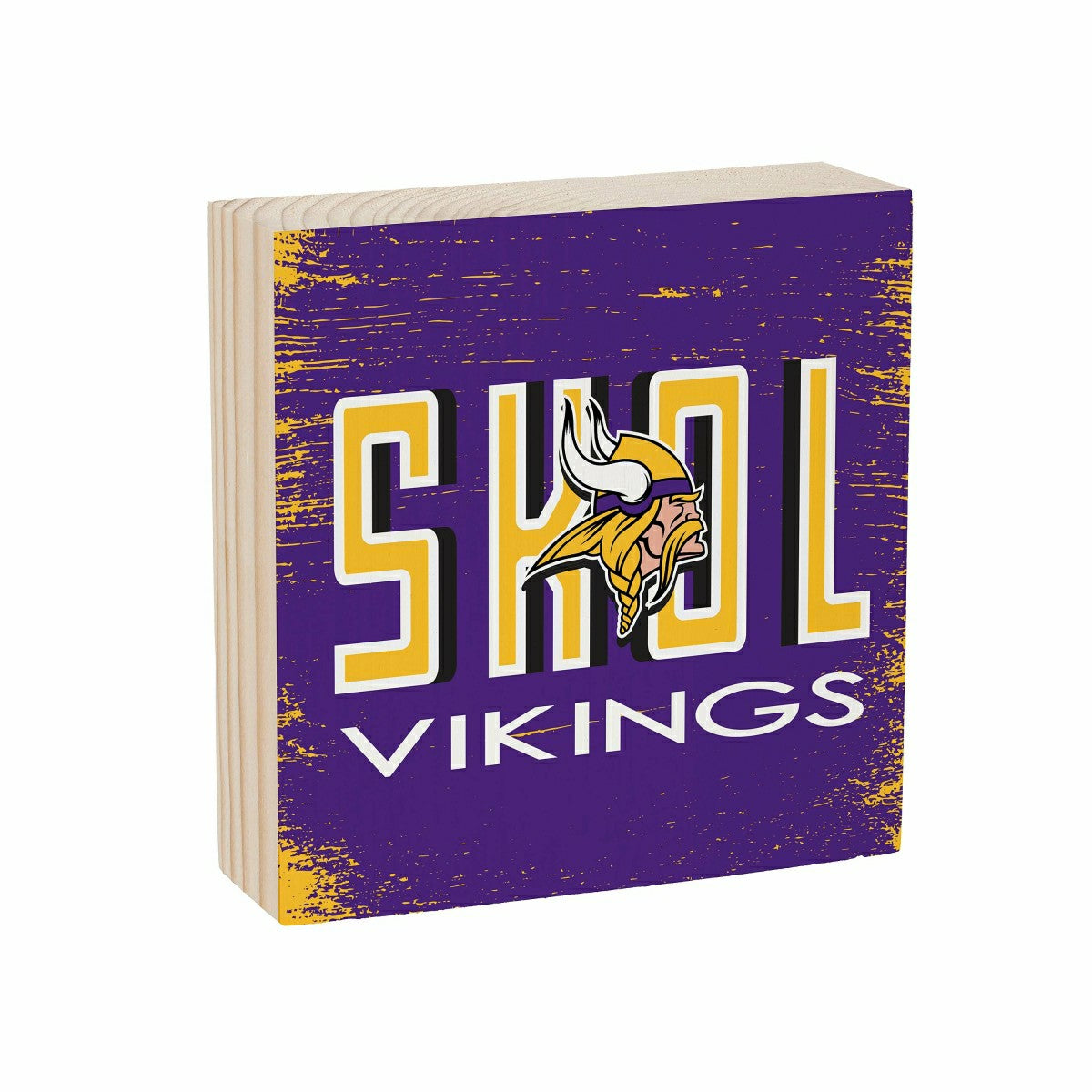 Minnesota Vikings Plock, Down Home Fans, 6x6 - Home NFL