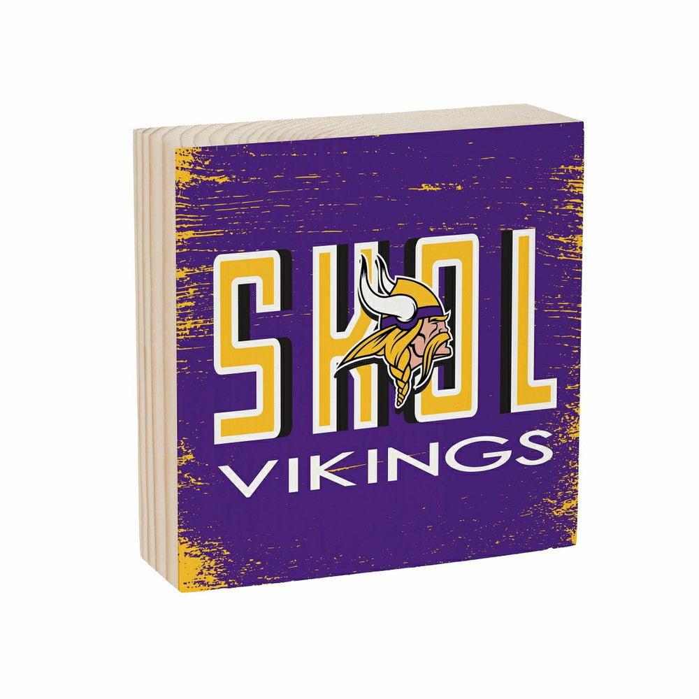 Minnesota Vikings Plock, Down Home Fans, 6x6 - Home NFL