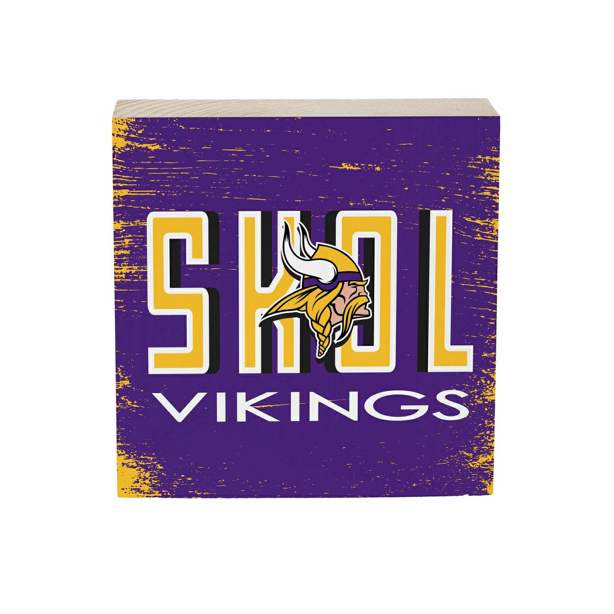 Minnesota Vikings Plock, Down Home Fans, 6x6 - Home NFL