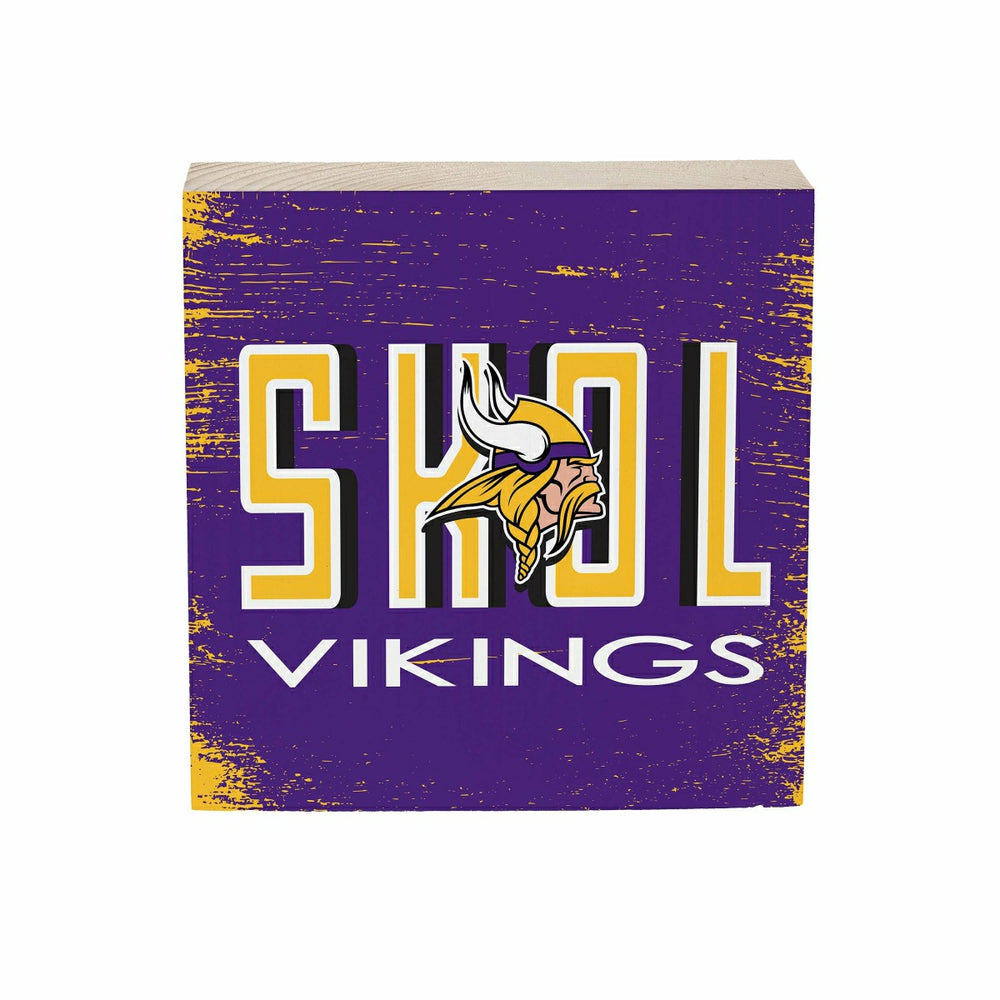 Minnesota Vikings Plock, Down Home Fans, 6x6 - Home NFL