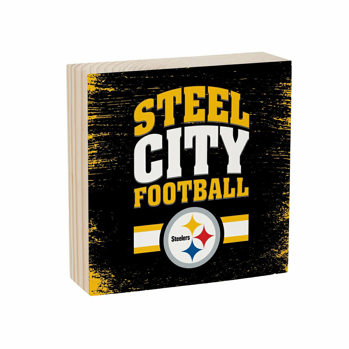 Pittsburgh Steelers Plock, Down Home Fans, 6x6 - Home NFL