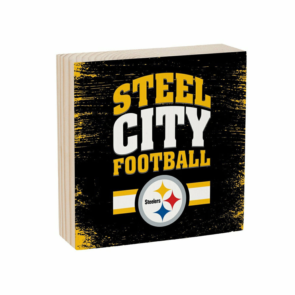 Pittsburgh Steelers Plock, Down Home Fans, 6x6 - Home NFL
