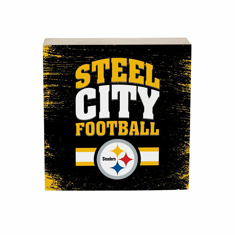 Pittsburgh Steelers Plock, Down Home Fans, 6x6 - Home NFL
