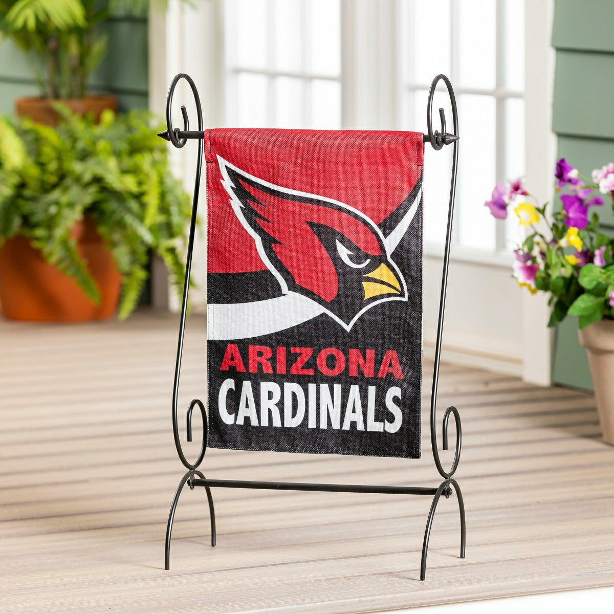 Arizona Cardinals Burlap Flag GDN Size - NFL Home