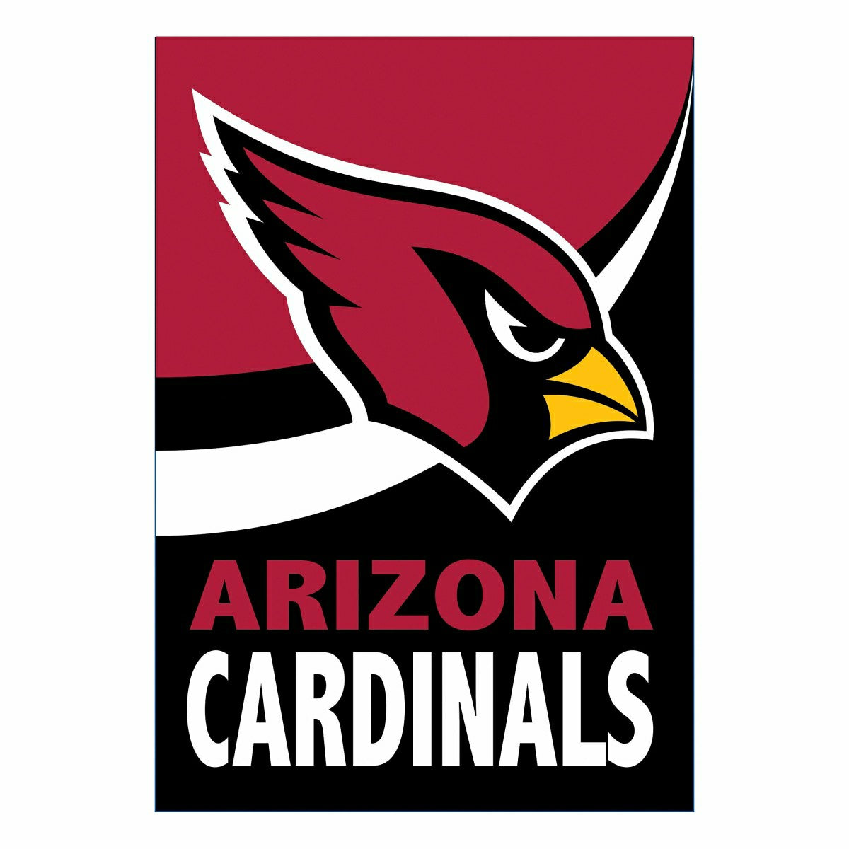 Arizona Cardinals Burlap House Flag - NFL Home