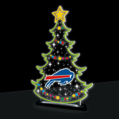 Buffalo Bills NFL Football Holiday Tree Desklite LED Decor - NFL Home