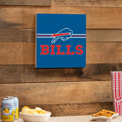 Buffalo Bills Wood Wall Sign, 12x12 - NFL Home