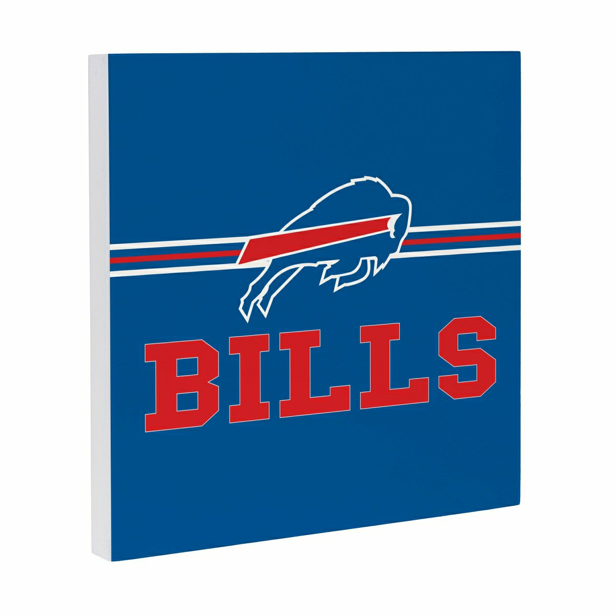 Buffalo Bills Wood Wall Sign, 12x12 - NFL Home
