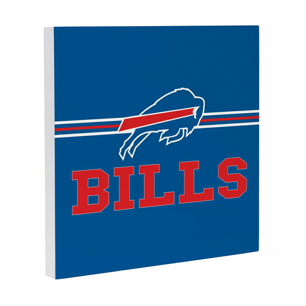 Buffalo Bills Wood Wall Sign, 12x12 - NFL Home