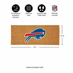 Buffalo Bills Extra Large Full Color Coir Mat, 60"x24" - NFL