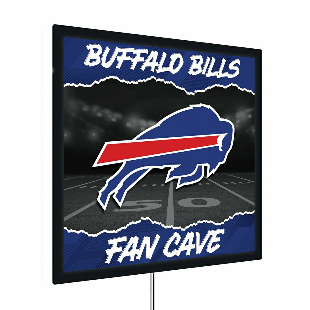 Buffalo Bills 23"H x 23"L LED Wall Decor, Edgelite, Square - NFL Home