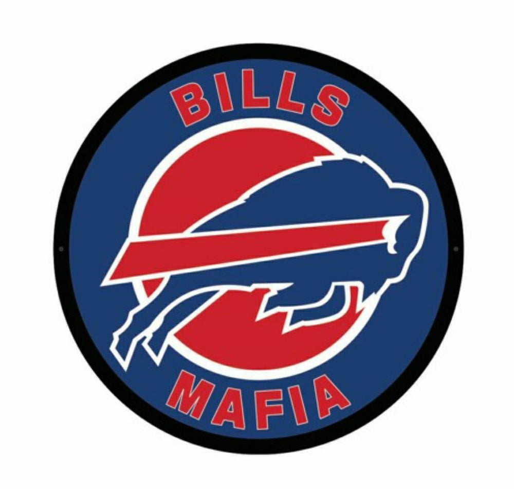 LED Wall Decor, Large Round, Buffalo Bills, Bills Mafia - NFL Home