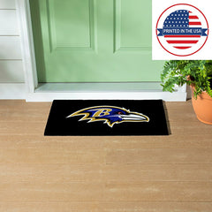 Full Color PVC Mat, 16" x 28", Baltimore Ravens - NFL