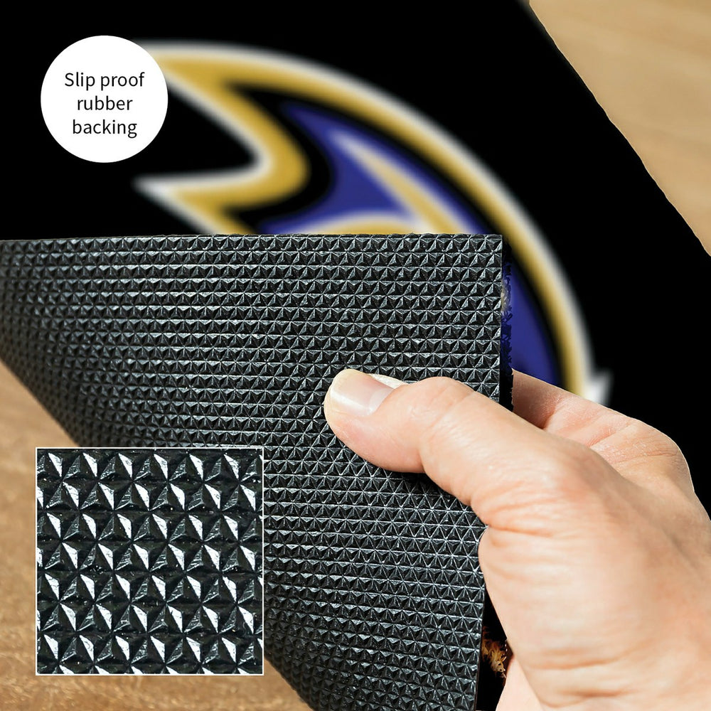 Full Color PVC Mat, 16" x 28", Baltimore Ravens - NFL