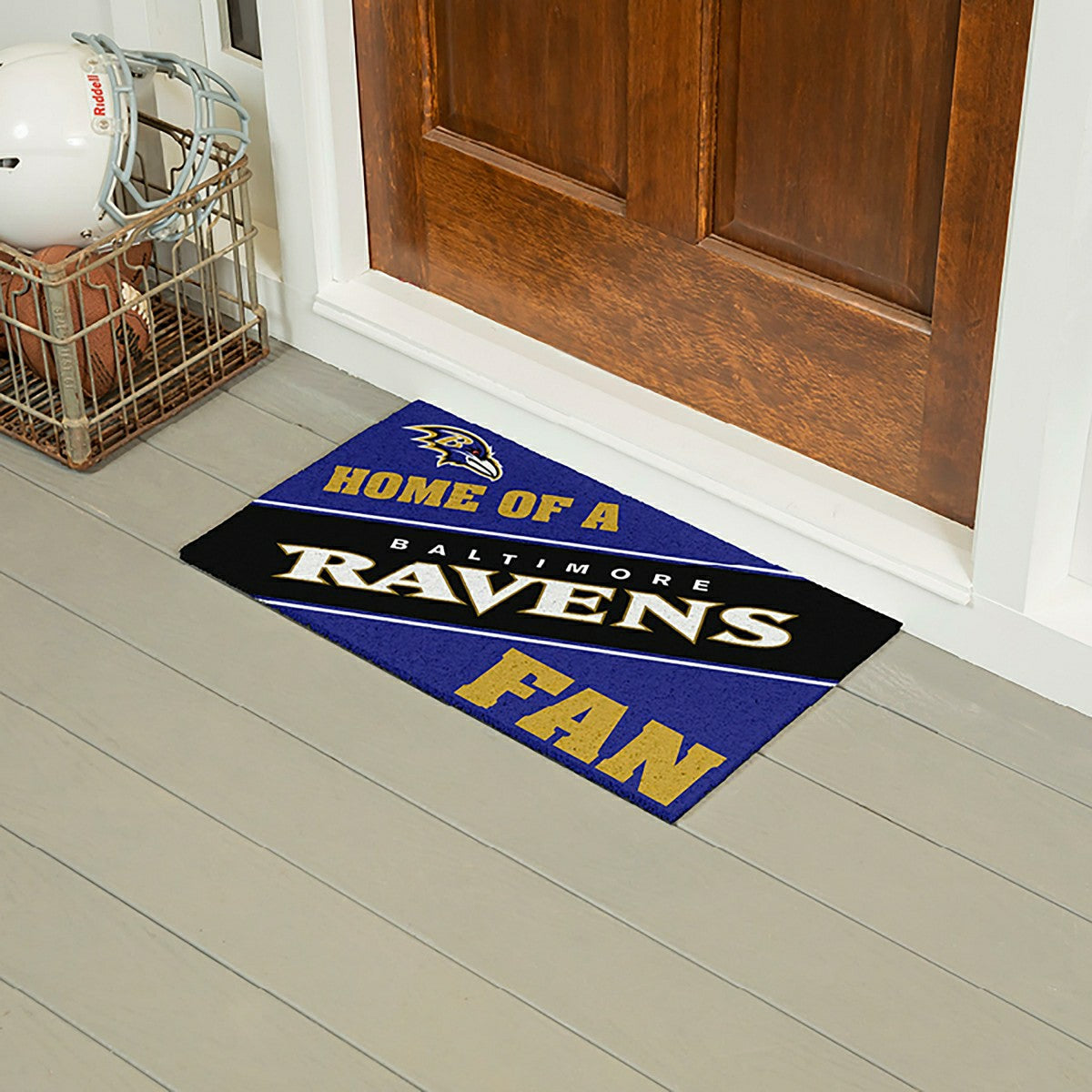 Baltimore Ravens, PVC Mat COLOR, Home of a Fan - NFL