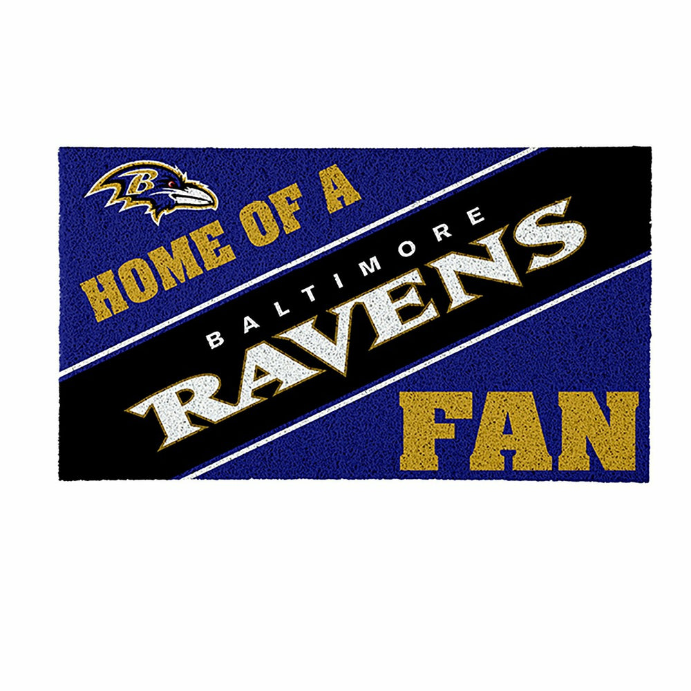 Baltimore Ravens, PVC Mat COLOR, Home of a Fan - NFL