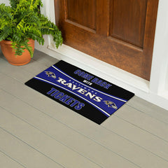 28" x 16" PVC Trapper Mat, Come Back with Tickets, Baltimore Ravens - NFL