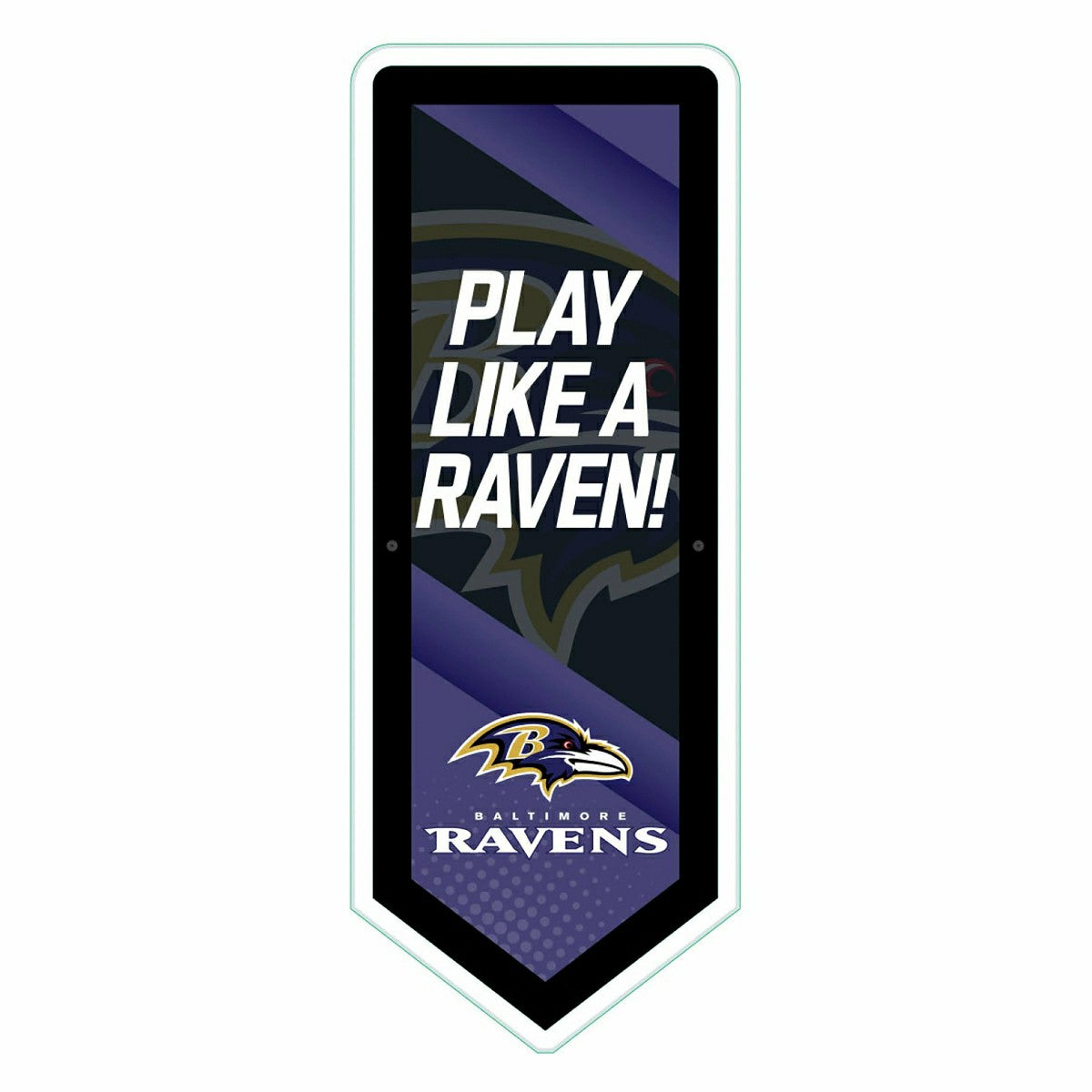 LED Wall Decor, Pennant, Baltimore Ravens - NFL Home