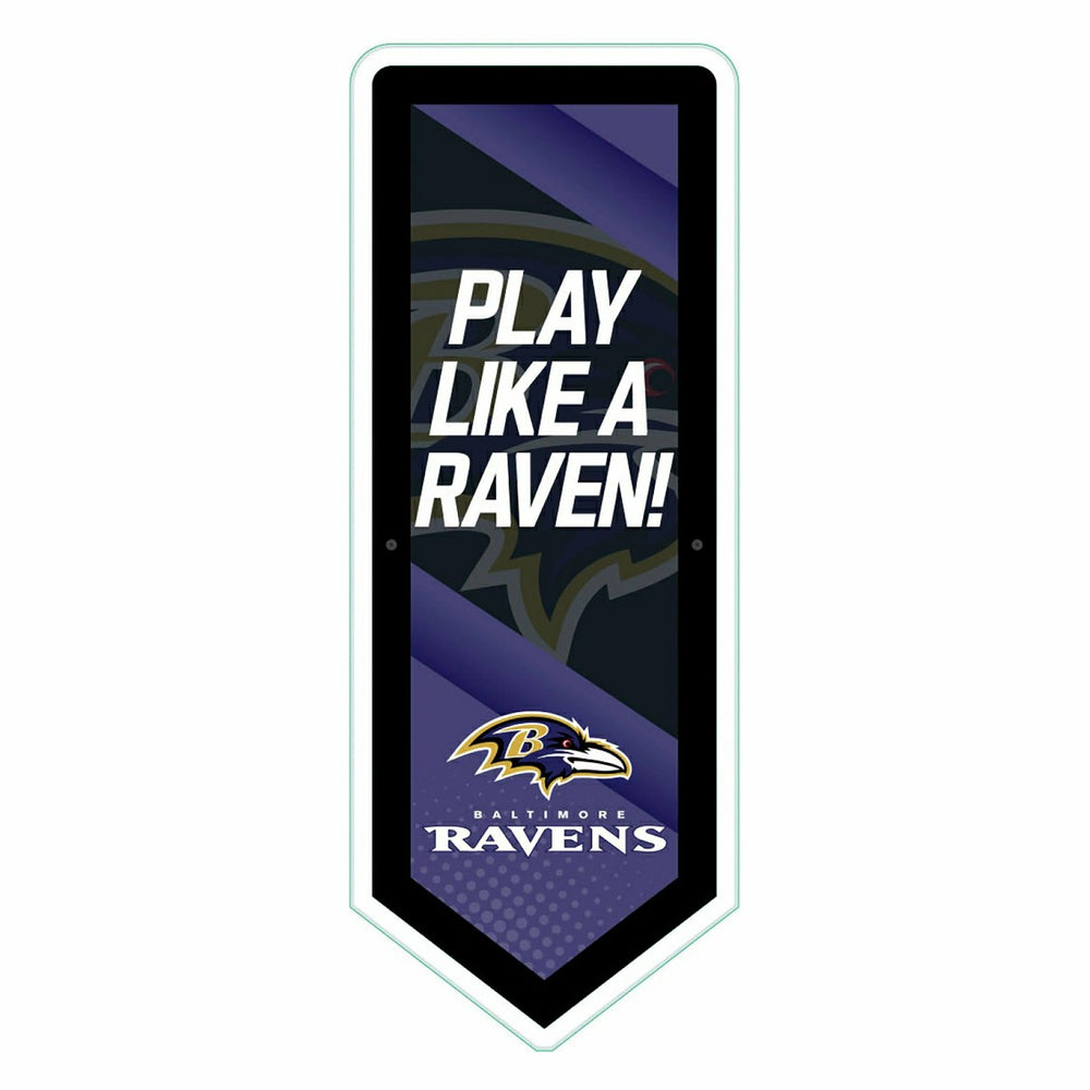 LED Wall Decor, Pennant, Baltimore Ravens - NFL Home