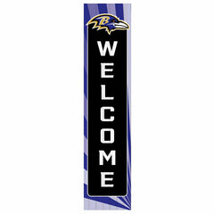 Baltimore Ravens Summer Seasonal Single Sided Large Leaner, 46" - NFL Home