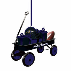 Baltimore Ravens Team Wagon Ornament - NFL Home