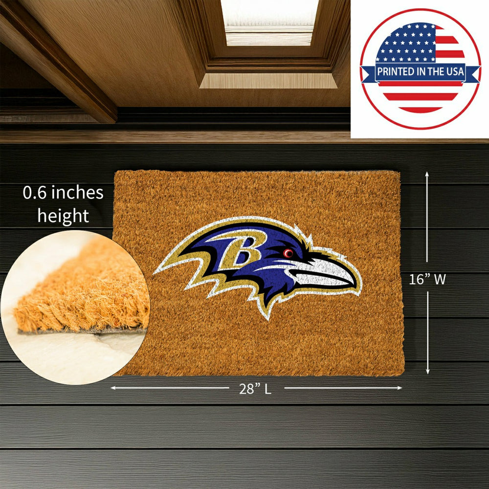 Coir Mat, 16"x28", Baltimore Ravens - NFL