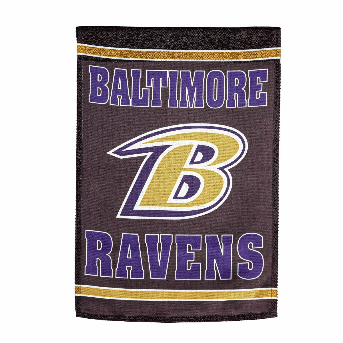 Embossed Suede Flag, GDN Size, Baltimore Ravens - NFL Home