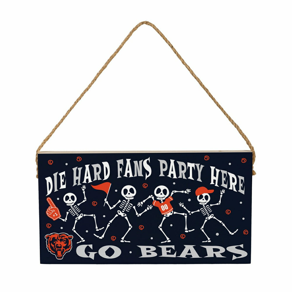 Chicago Bears Halloween Wood Wall Sign, 6x11 - NFL Home