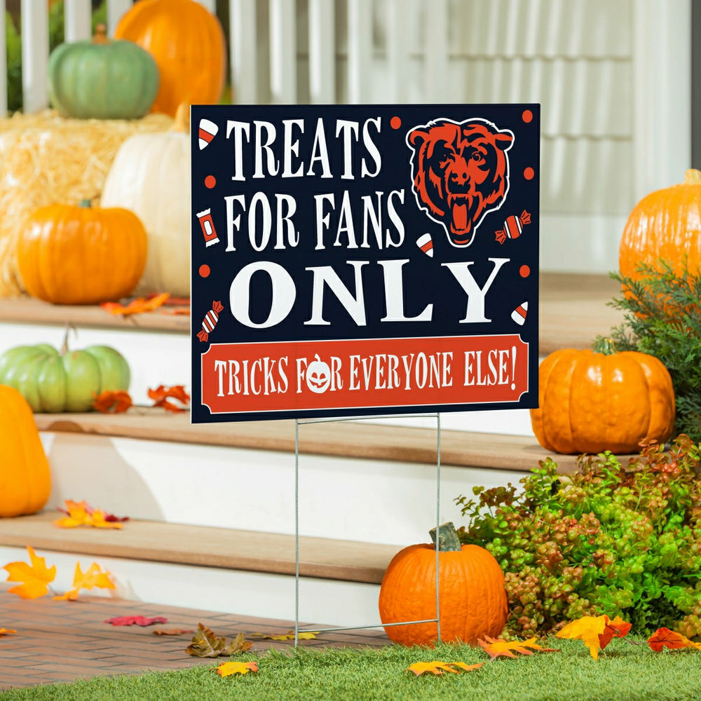 Chicago Bears Yard Sign, Halloween Treats for Fans - NFL Home