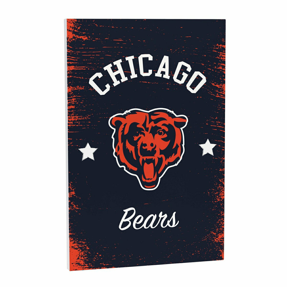 Chicago Bears Wood Wall Sign, 16x24 - NFL Home