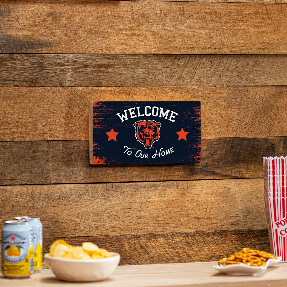 Chicago Bears Wood Wall Sign, 6x11 - NFL Home