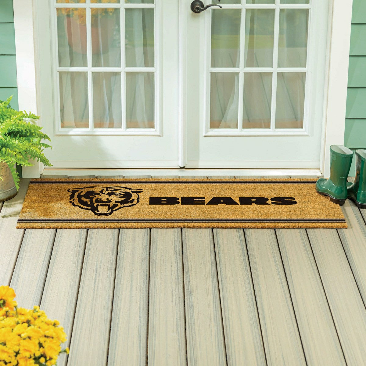Chicago Bears Extra Large One Color Coir Mat, 60"x24" - NFL
