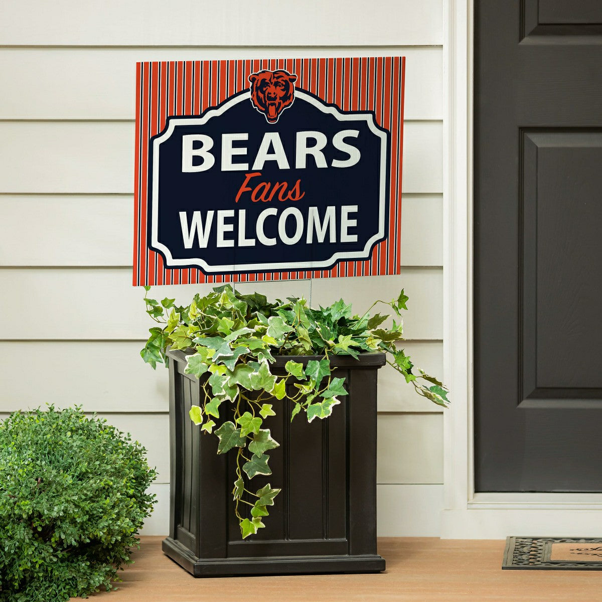 Chicago Bears Coroplast Yard Sign, "Fans Welcome" - NFL Home