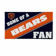 Chicago Bears, PVC Mat COLOR, Home of a Fan - NFL