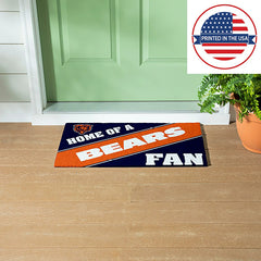 Chicago Bears, PVC Mat COLOR, Home of a Fan - NFL