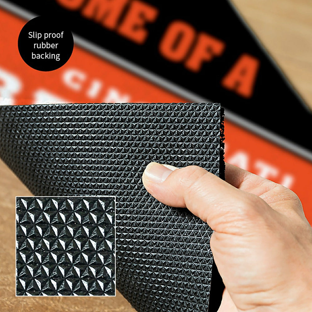 Cincinnati Bengals, PVC Mat COLOR, Home of a Fan - NFL