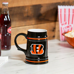 Cincinnati Bengals Ceramic Stein Cup, 24oz - NFL Home