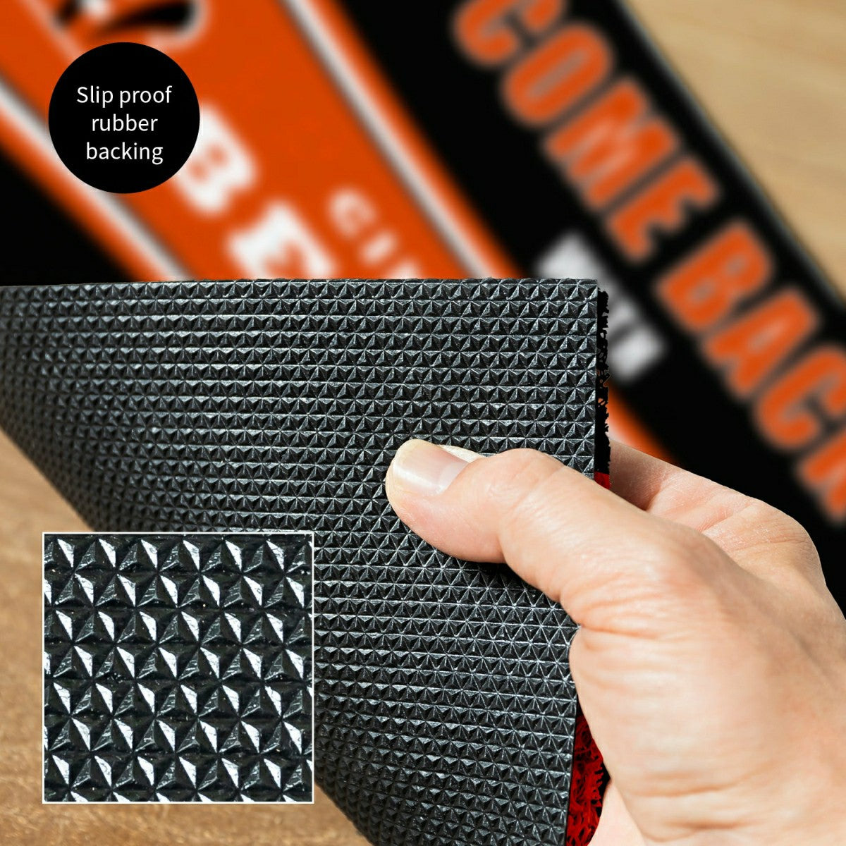 28" x 16" PVC Trapper Mat, Come Back with Tickets, Cincinnati Bengals - NFL