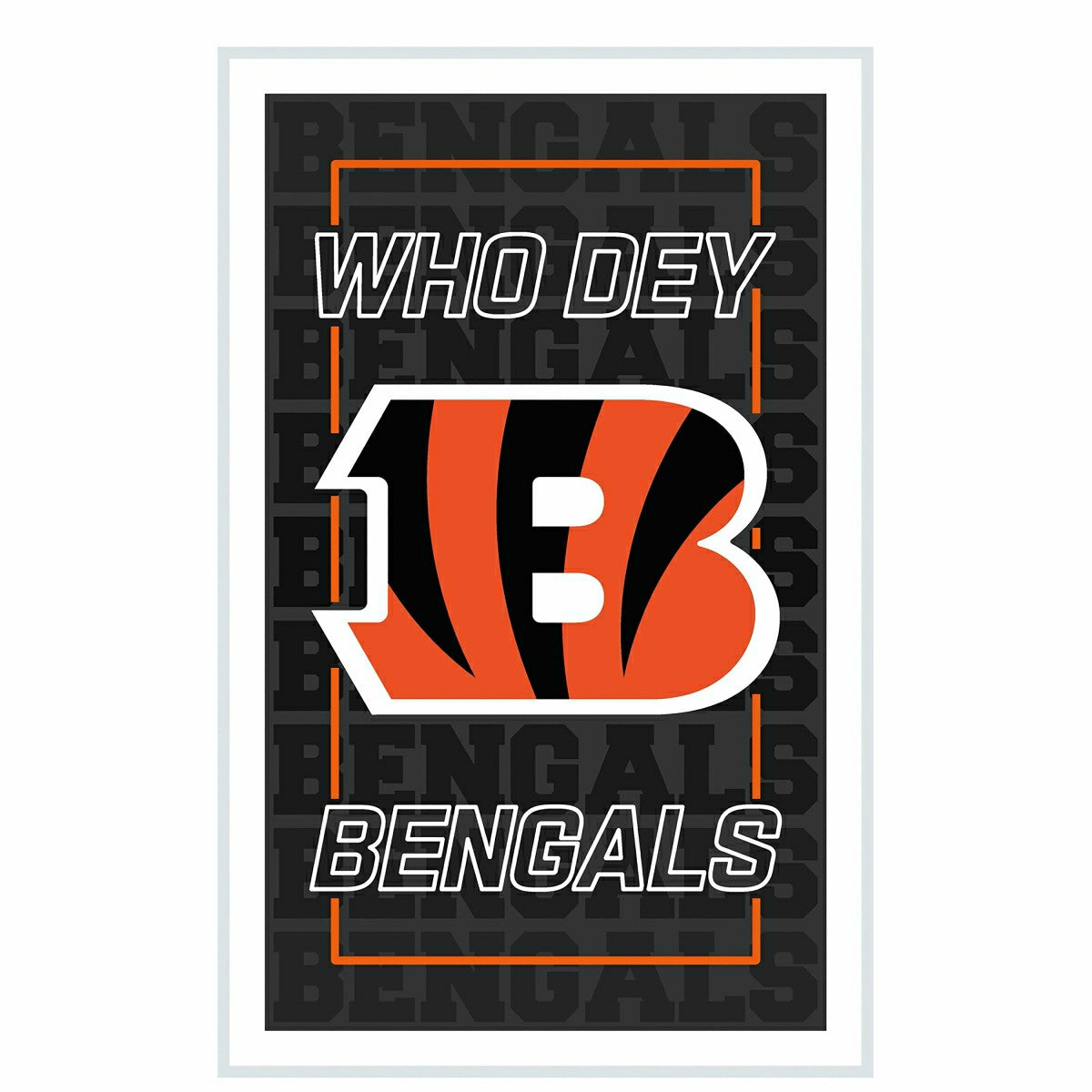 Cincinnati Bengals NFL Football Rectangle Neolite LED Decor - NFL Home